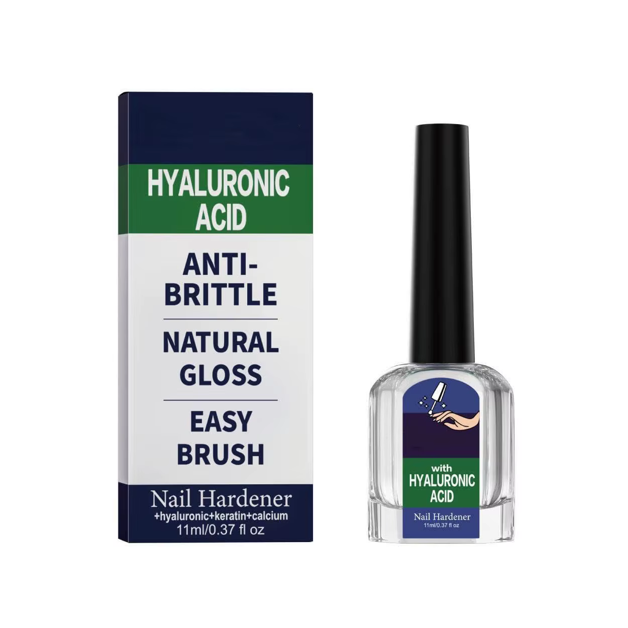 Fortifiant et stimulant la croissance des ongles : 11 ml d'assouplissant naturel pour une résistance