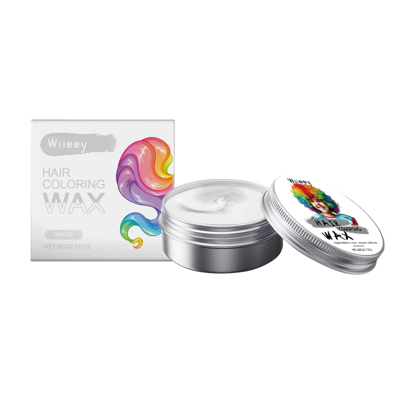Cire colorante temporaire pour cheveux d'enfants, 9 couleurs, facile à utiliser, se lave rapidement,