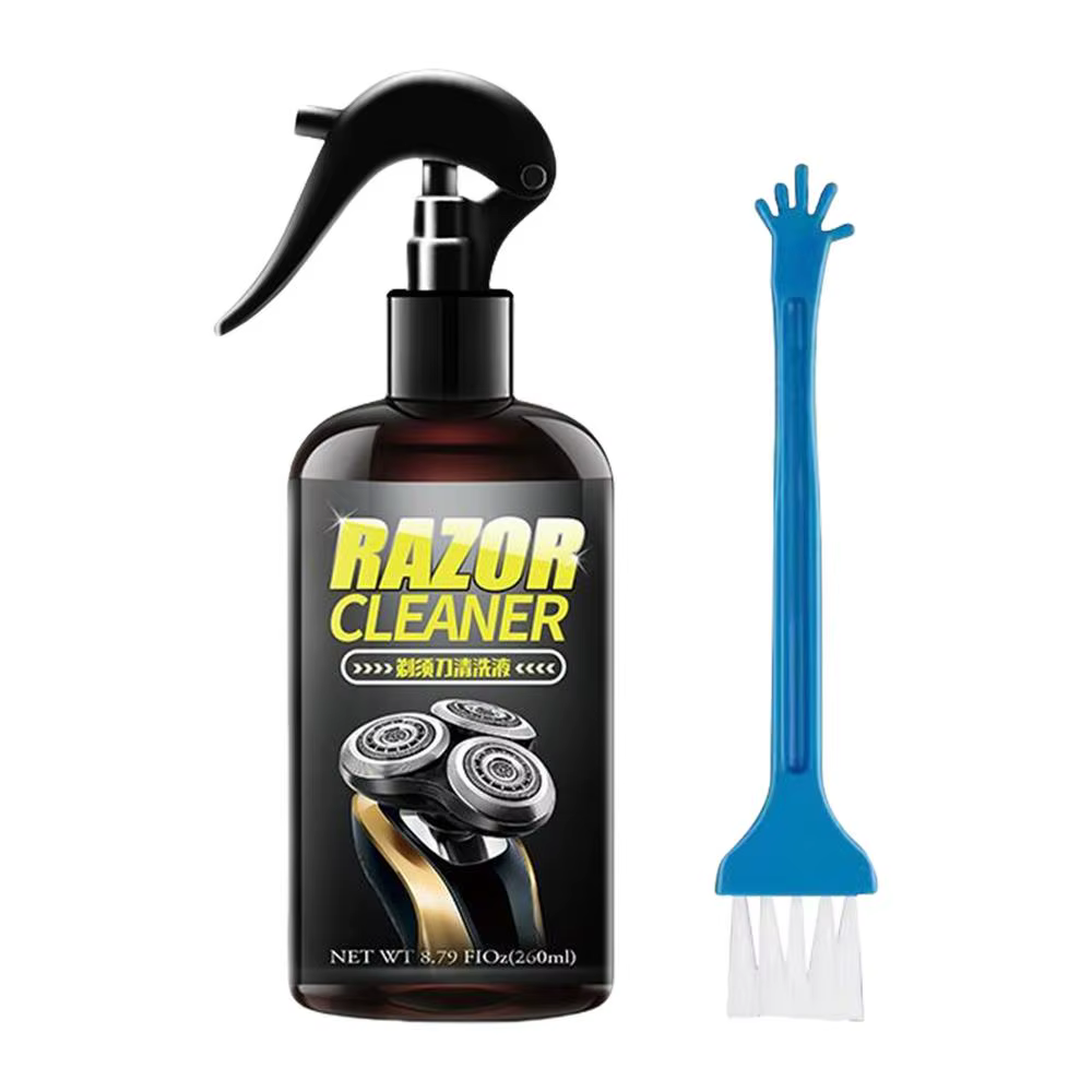 Solution de nettoyage pour rasoir électrique, 260ml, Spray nettoyant sans odeur, finition Non grasse