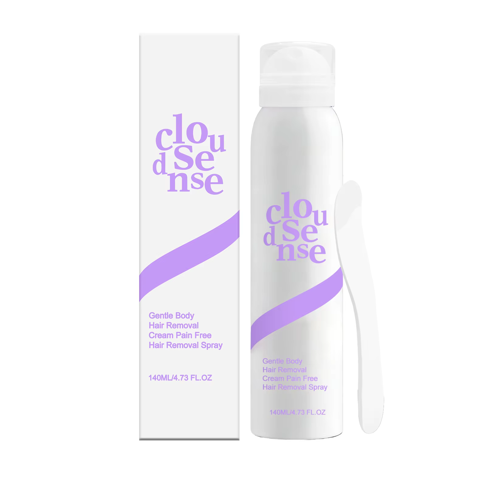 Mousse dépilatoire en spray douce et indolore pour aisselles, jambes et bras, pour une peau lisse sa