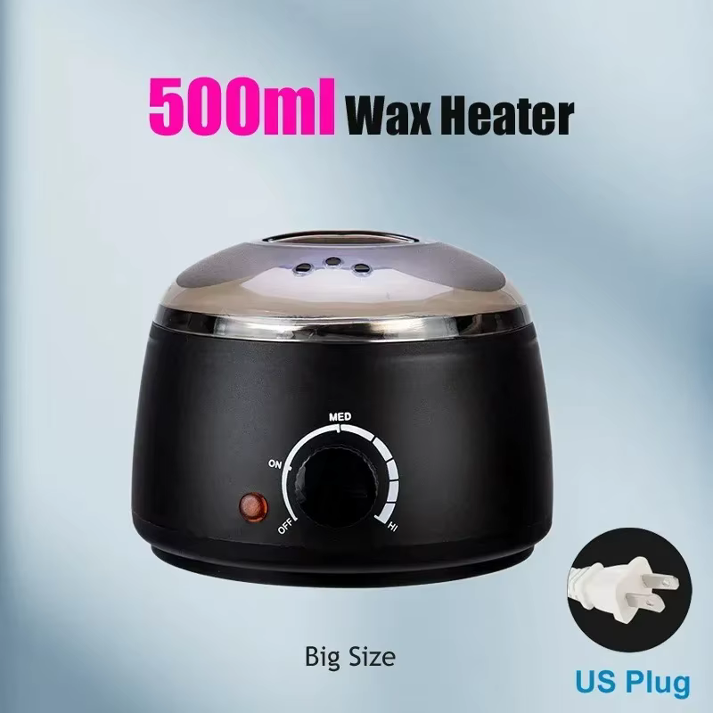 Chauffe-cire électrique 500ML 2026 – Machine à cire chaude, pot à paraffine, chauffe-cire pour épila