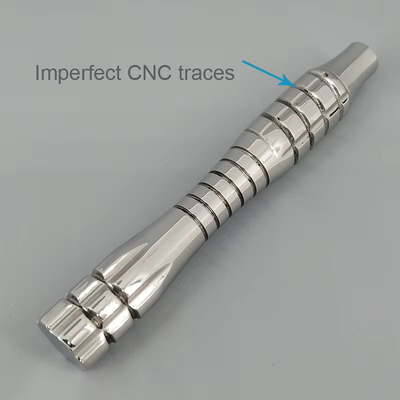 Poignée de rasoir de sécurité en acier inoxydable Dscosmetic Spiral 316 pour rasoir de sécurité