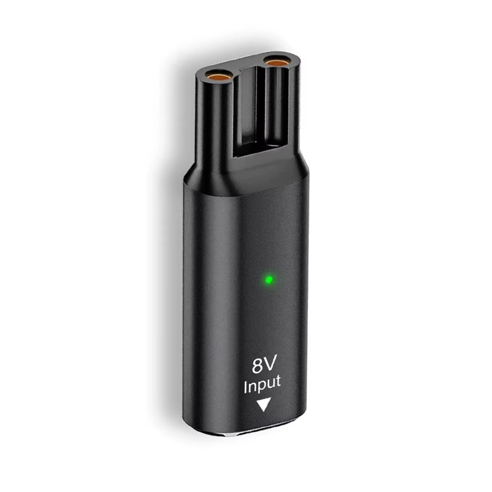 Adaptateur de chargeur de rasoir 8V HQ850 type-c, convertisseur de charge avec indicateur de charge,