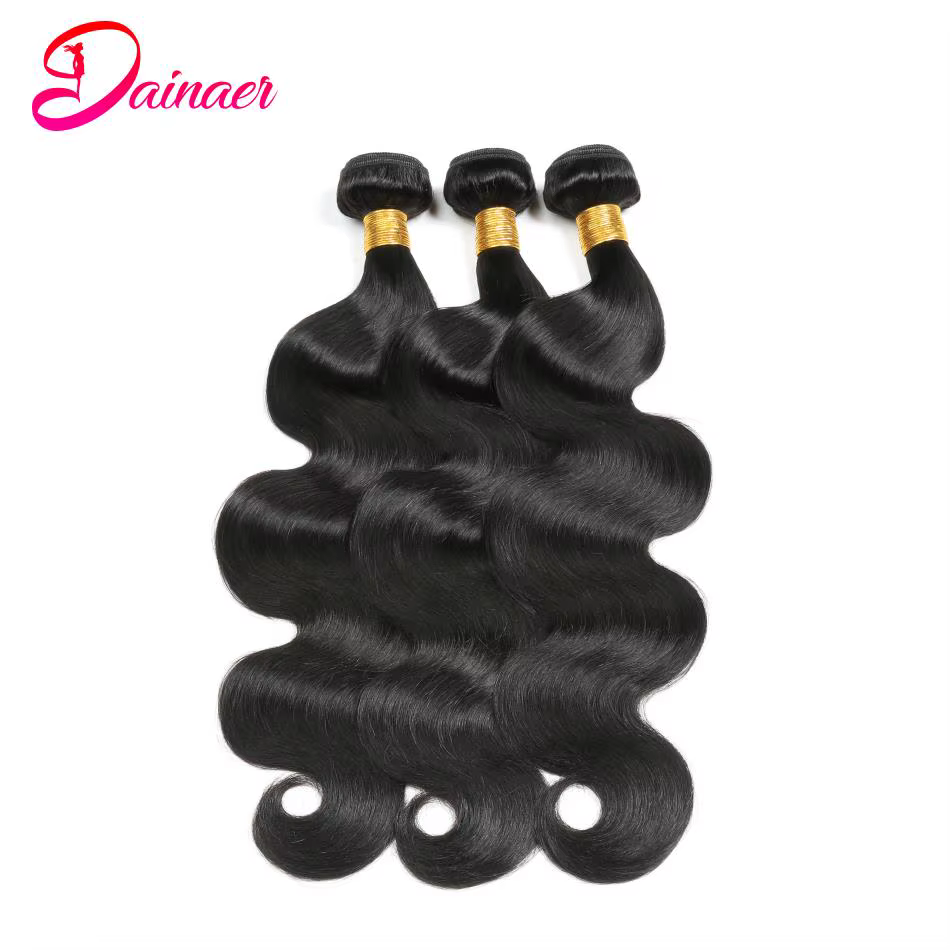 Bundles brésiliens de cheveux humains Body Wave, 100% cheveux vierges non transformés, tissage natur