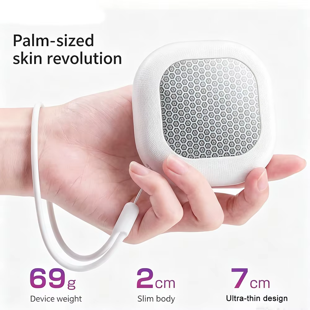 Mini épilateur double face lavable, appareil d'épilation, peut polir les ongles, respectueux de la p