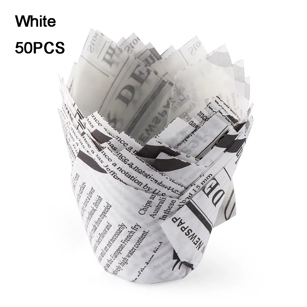 Papier d'avertissement étanche, 50 pièces, papier huilé, tible alimentaires, tible anti-graisse, out
