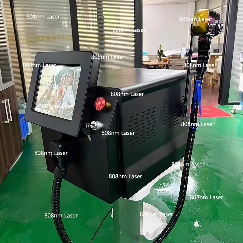 Machine d'épilation laser à diode 940 808nm 4500W, Ice Platinum 755 808 1064, épilation laser perman