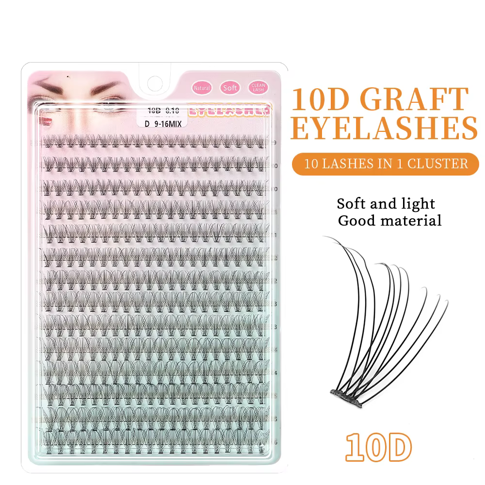 Extensions de cils russes, cils individuels, 14 rangées, 10D, 20D, 30D, 40D, 14 rangées, 9-16mm, épa