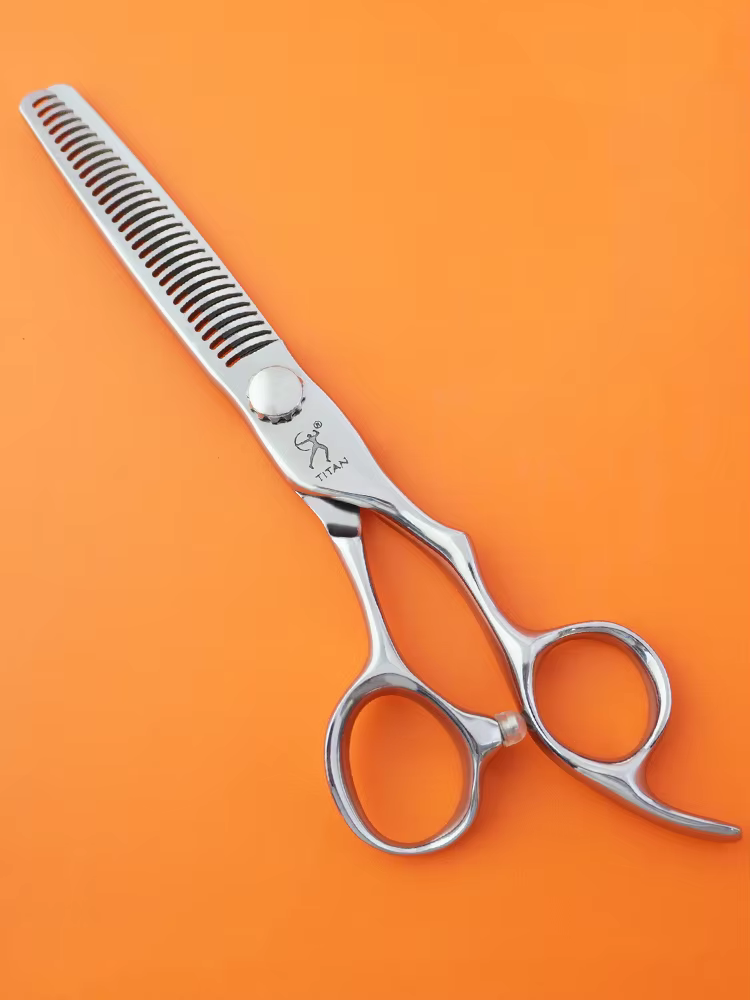 TITAN – ciseaux de barbier haut de gamme, professionnel, coiffure, ciseaux amincissants