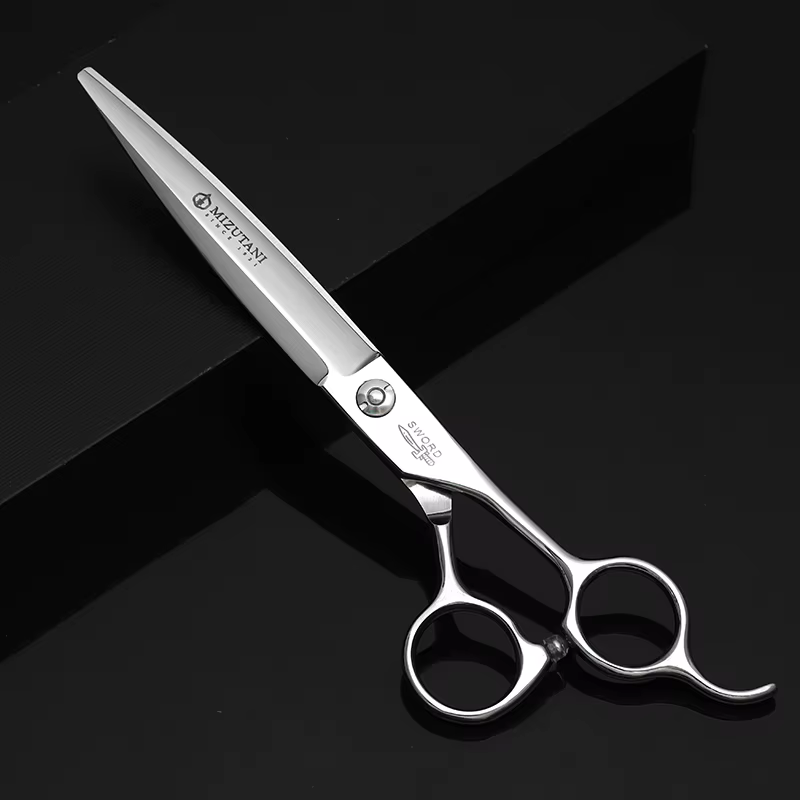 Ciseaux de barbier professionnels de 7 et 6 pouces, fabriqués en acier japonais 440C, ciseaux de bar