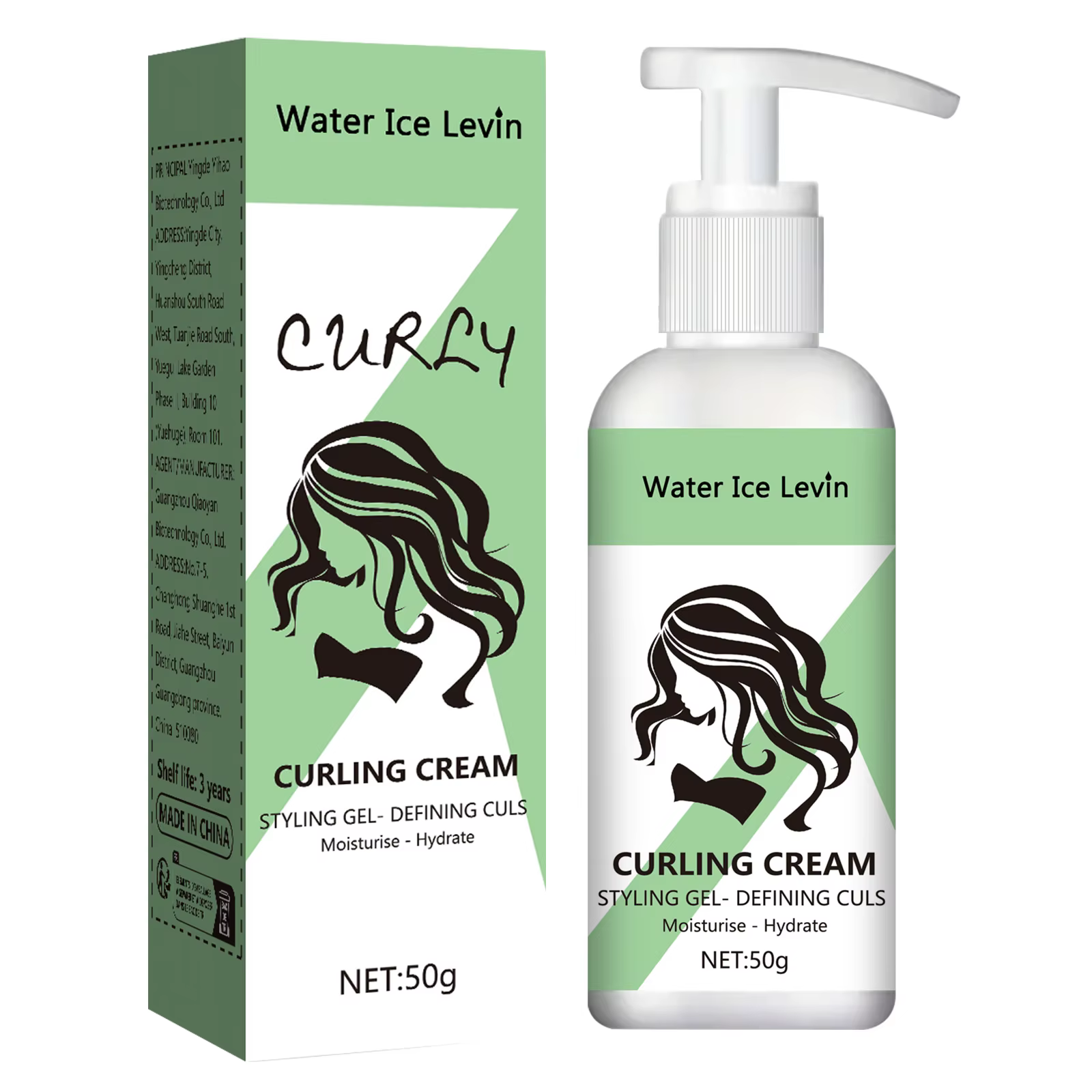 Crème hydratante pour cheveux bouclés, conditionneur pour l'élasticité des cheveux bouclés, neutre, adapté à tous les types de cheveux