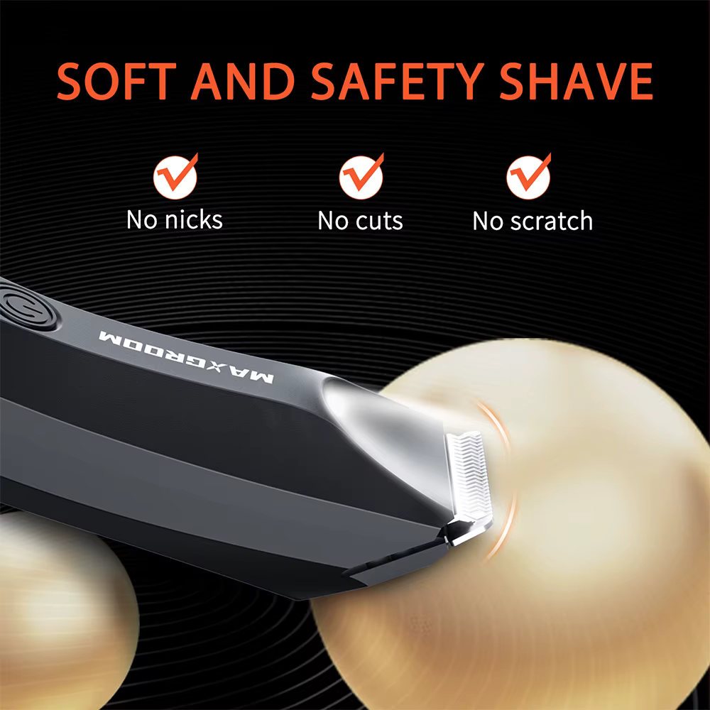 MAXGROOM rasoir pour hommes tondeuse à boules pour aine toilettage pubien corps