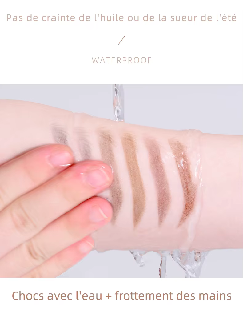 Crayon à sourcils Ultra fin à Double extrémité de 1.5mm (Kemelo) maquillage des yeux professionnel longue durée imperméable à l'eau et à l'épreuve de la sueur pour les femmes