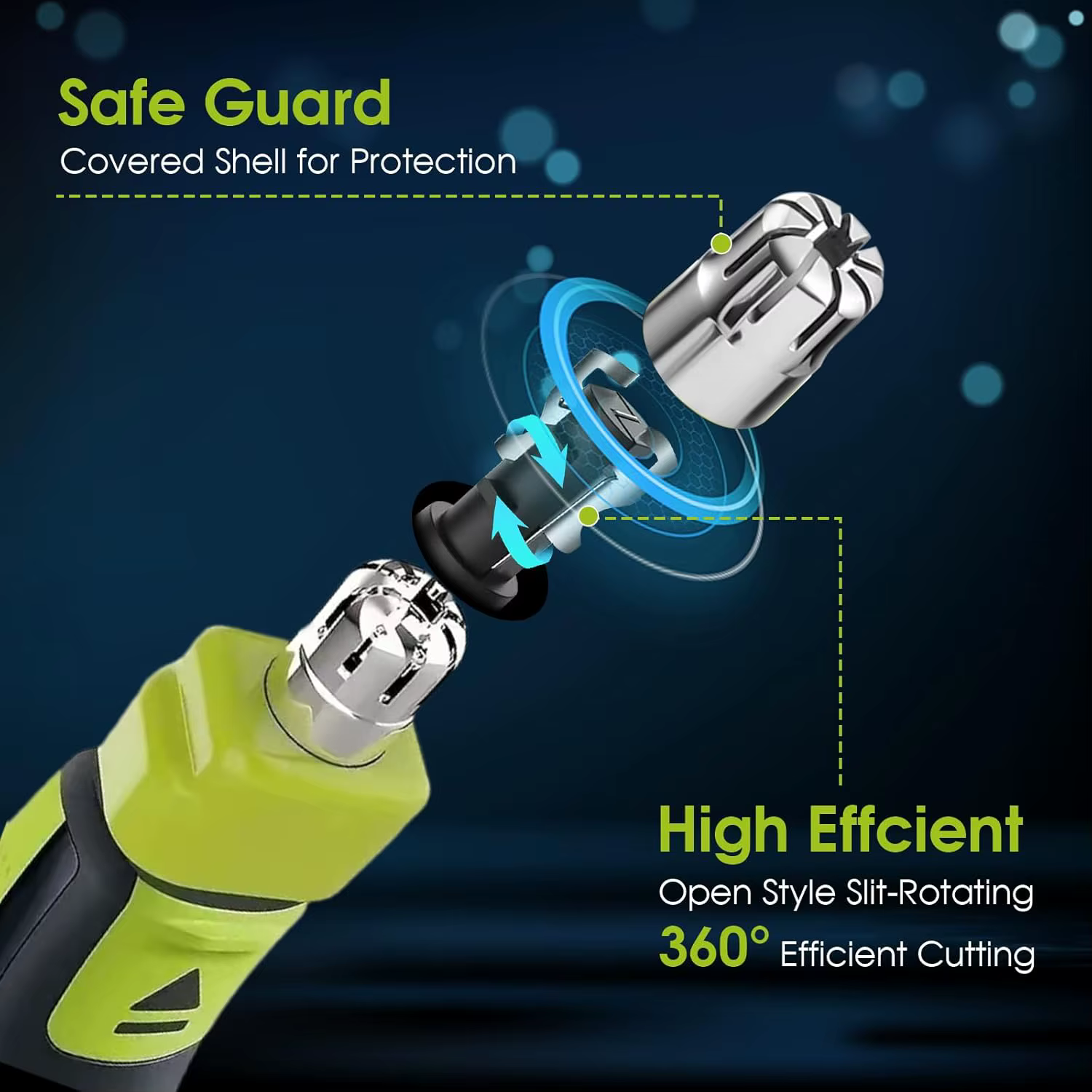 Nouvelles lames de rechange 360° compatibles avec les rasoirs électriques One Blade QP2520 QP2630 QP2724 QP2834 QP6510 QP6520 QP6530