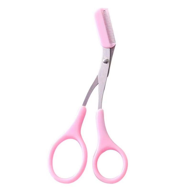 Ciseaux de précision pour sourcils avec peigne