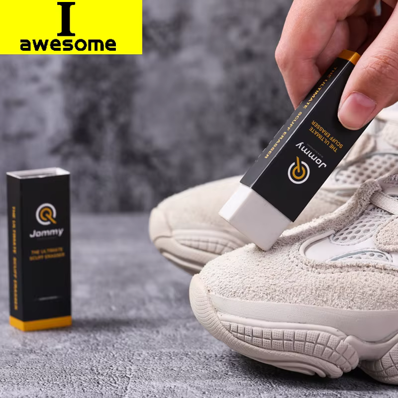 Gomme de nettoyage pour daim, peau de mouton mate, soin des chaussures, nettoyeur du cuir, gommage naturel, bloc de caoutchouc, brosse de chaussures