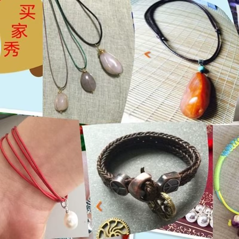 Fil ciré pour bricolage, ficelle, sangle, collier, UL, perle, bijoux exécutifs pour bracelet, 2.0mm, 5 mètres, nouveau