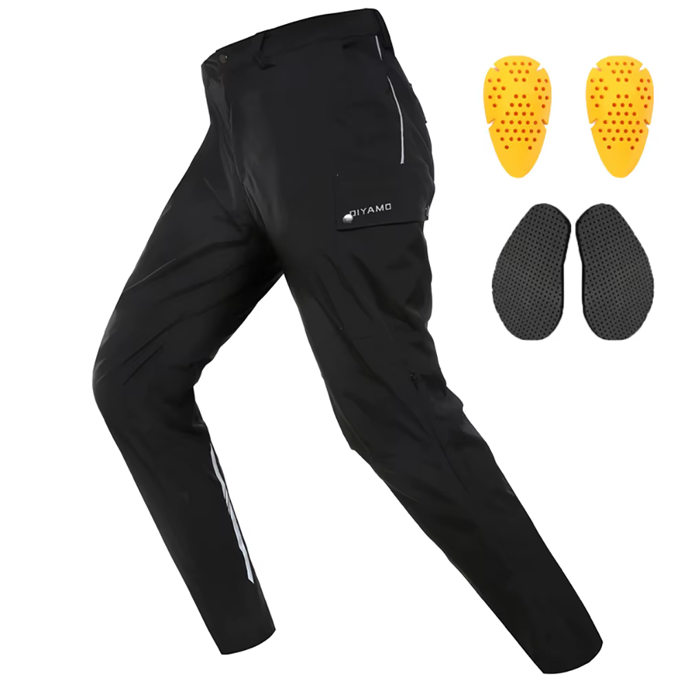 Vestes de moto noires imperméables pour hommes, manteau de moto, protection CE, course de vélo de course, coulée, vêtements de motocross