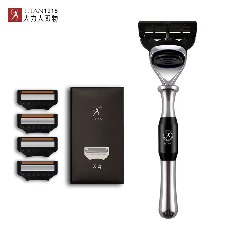 Rasoir Titan à 5 Lames, Rasoir pour Hommes, Produits de Rasage pour Hommes