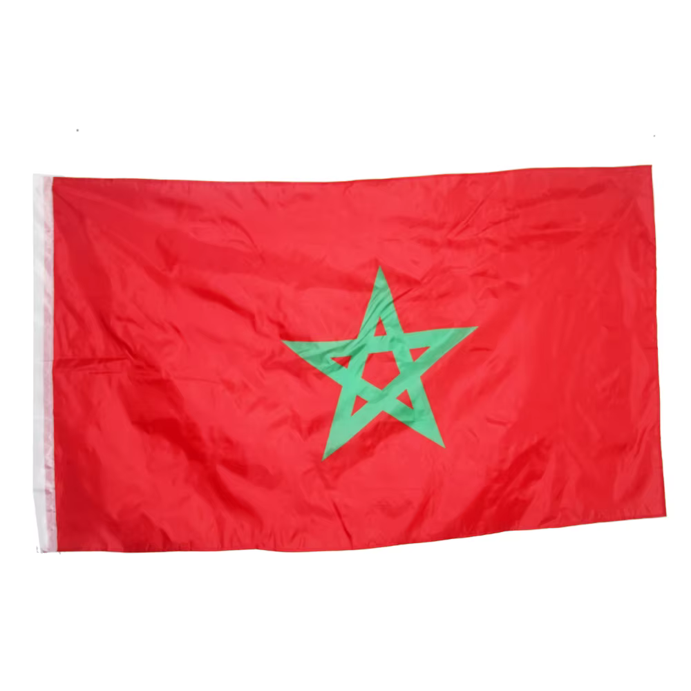 Candway 90x 60 CM drapeau du royaume du marocain marocain décoratif pour la décoration