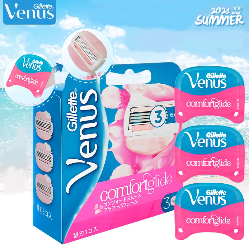 Gillette Venus femmes lame de rasoir 3 couches avec barre de savon