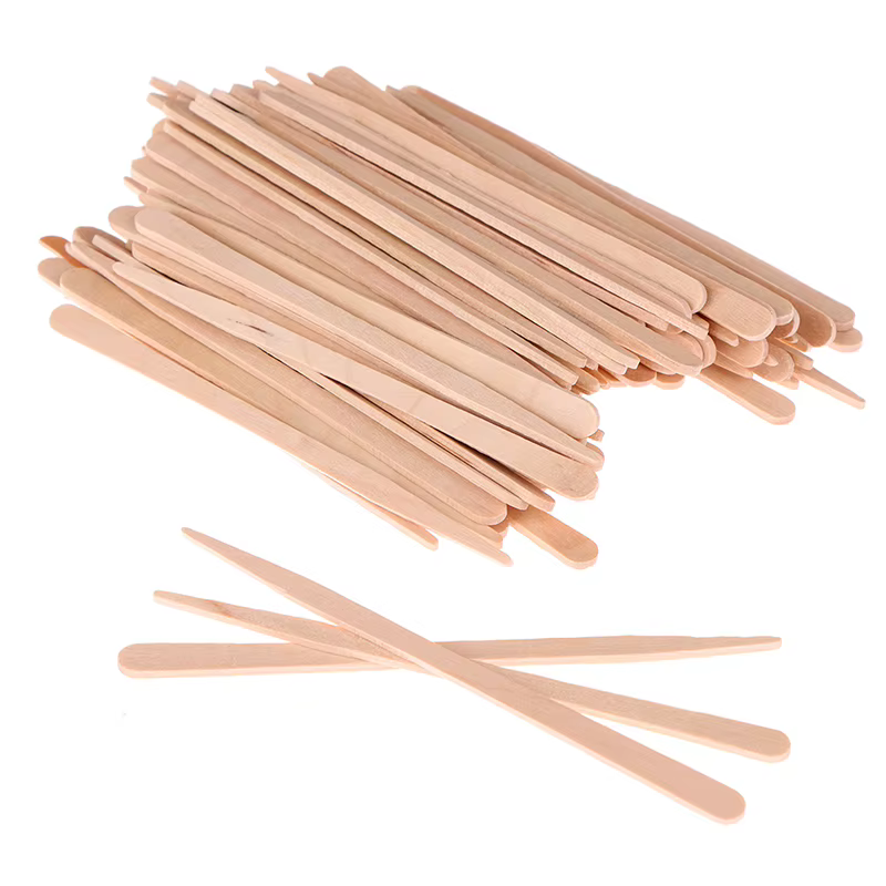 Spatules en bois jetables pour femmes
