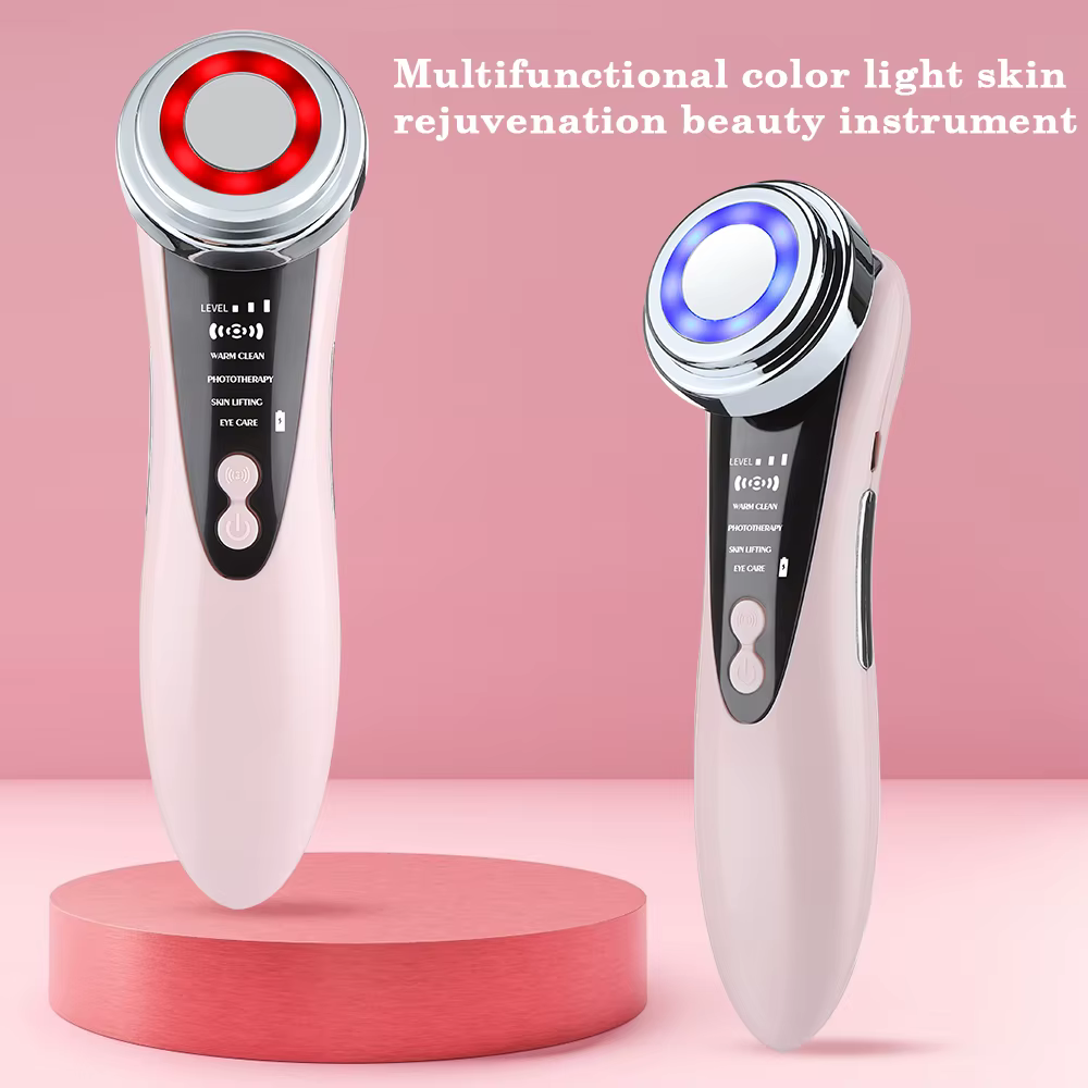 Masseur de visage rajeunissement de la peau Radio mésothérapie LED Lifting