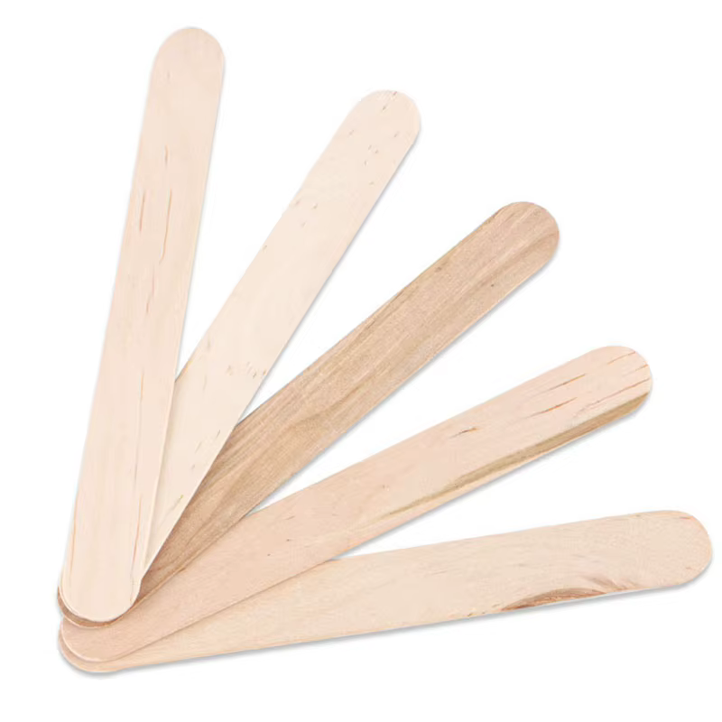 50/20/10 pièces jetable en bois cire bâton