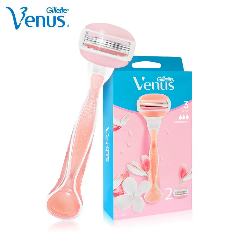 Gillette – Rasoir Venus Breeze 3 Couches en Acier Inoxydable pour Femme
