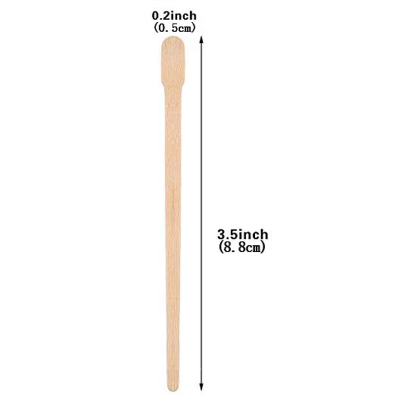 Bâtons d'épilation du corps en bois pour femme