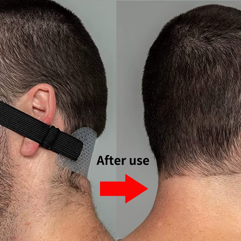 Gabarit de rasage à encolure réglable et Guide de coupe de cheveux
