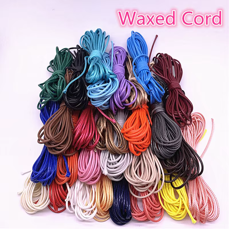 Fil ciré pour bricolage, ficelle, sangle, collier, UL, perle, bijoux exécutifs pour bracelet, 2.0mm, 5 mètres, nouveau