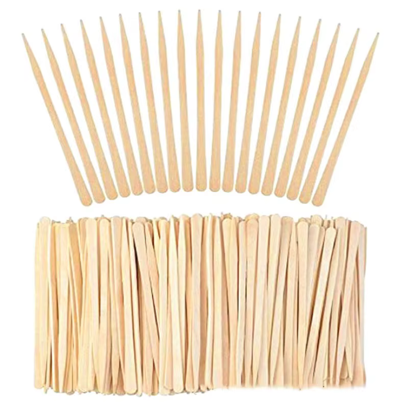 Bâtons d'épilation du corps en bois pour femme