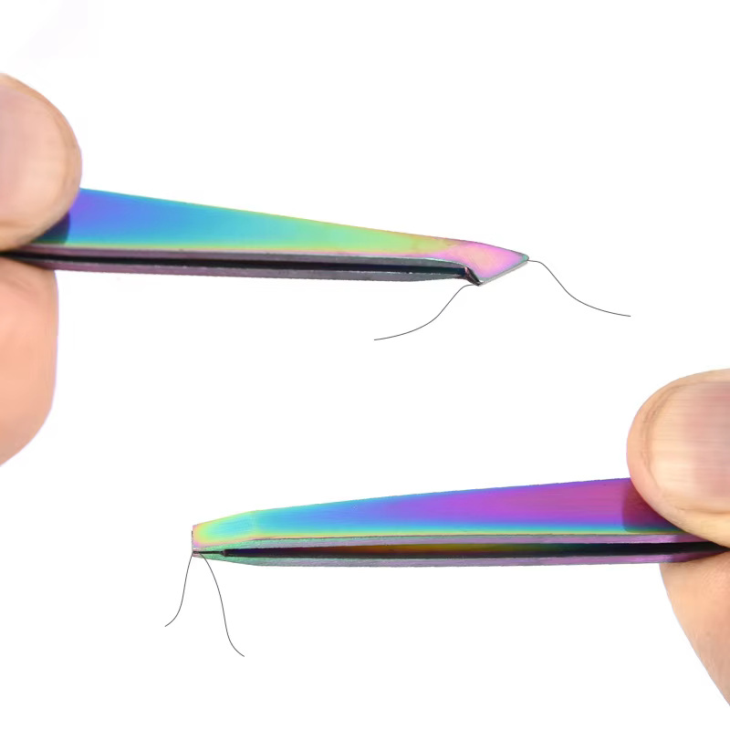 Eyeblogug-Pince à épiler pour extension de cils