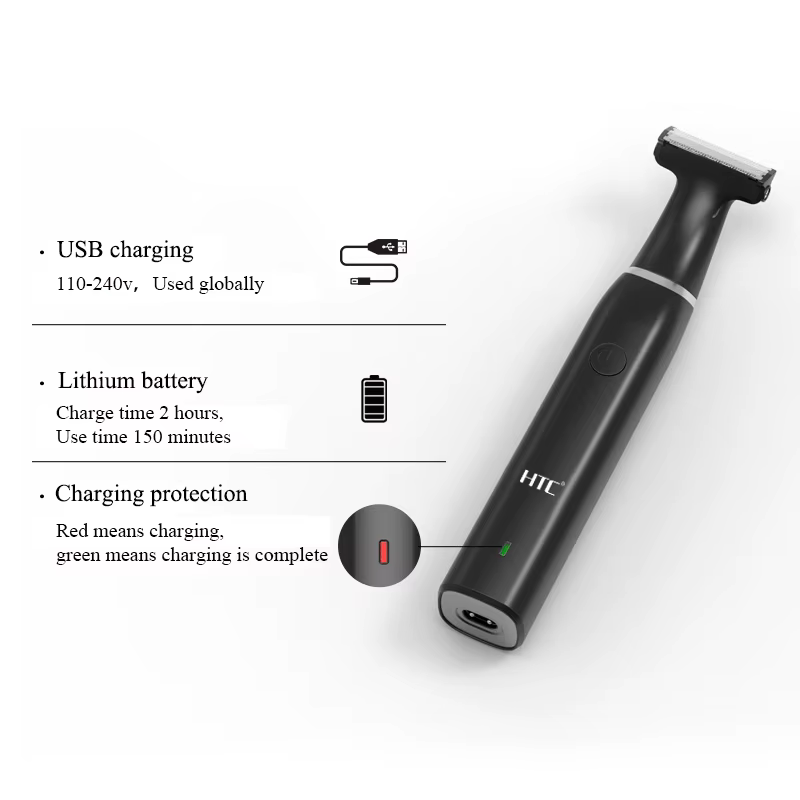 HTC hommes électrique aine tondeuse pubienne