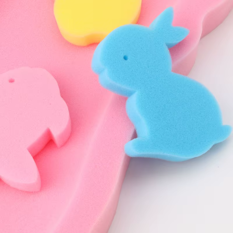 Coussin éponge antidérapant pour nouveau-né, bain pour bébé, soins pour bébé
