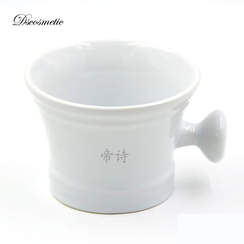 Tasse à raser en céramique, bol à raser pour homme