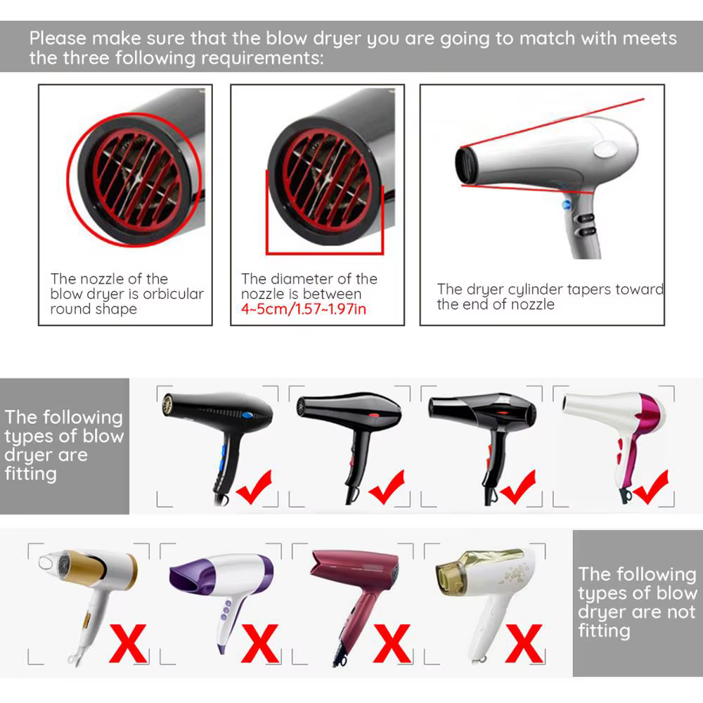 Segbeauty-Couverture de diffuseur de cheveux pour salon de coiffure