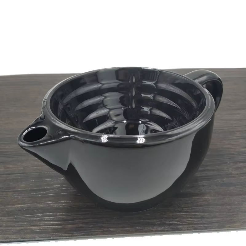 Dscosmetic Tasse à raser en poterie artisanale de grande taille