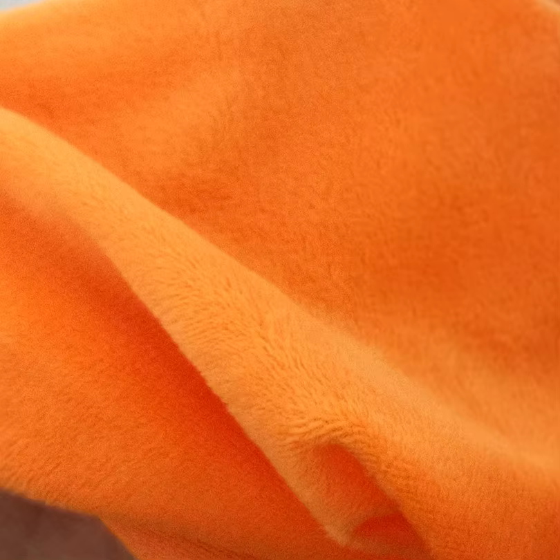 Tissu polaire en Polyester doux jaune de 1mm, 50x50cm, tissus brossés pour Patchwork, couture de poupées en peluche