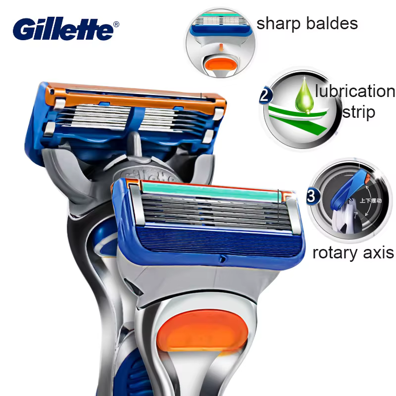 Gillette Fusion ProGlide ProShiled rasoir de sécurité antidérapant manuel poignée