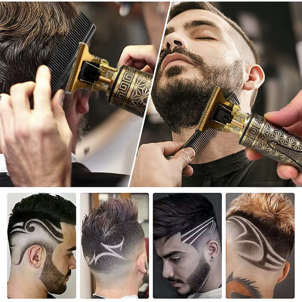 2025 T9 0mm tondeuse à cheveux électrique pour homme tondeuses sans fil professionnel barbe Machine de coupe