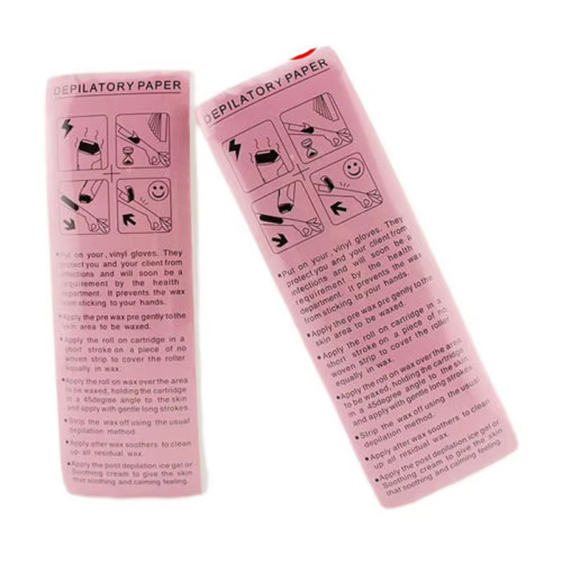 Bandes de cire pour épilation