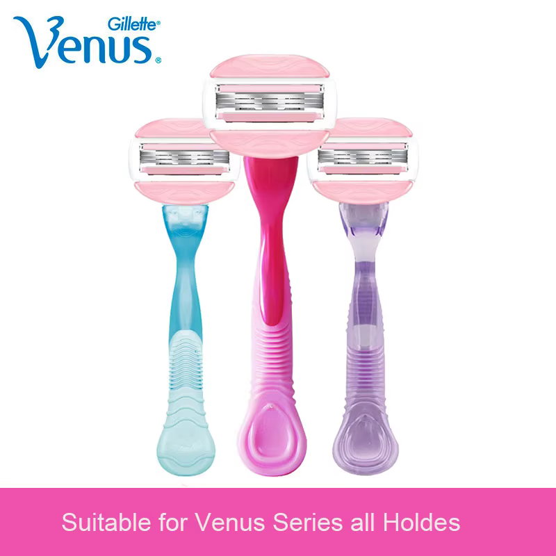 Gillette – Rasoir Venus Breeze 3 Couches en Acier Inoxydable pour Femme