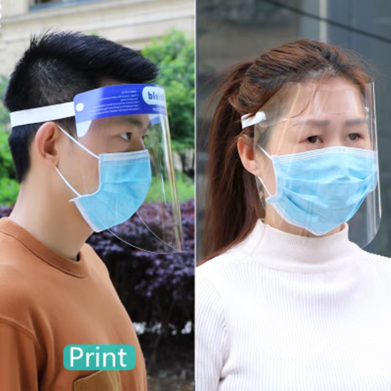 Bouclier facial Transparent de cuisine, lunettes Anti-huile et oignon, masque de protection Anti-poussière, outils de cuisine réutilisables