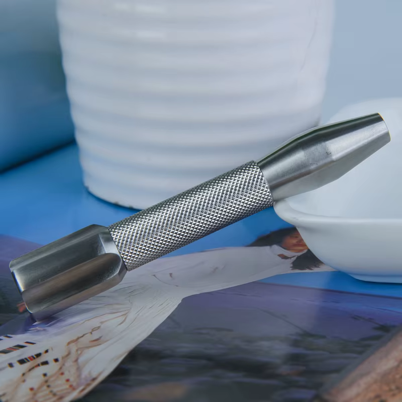 Yaqi Razzo Rocket Manche de rasoir de sécurité pour hommes en acier inoxydable