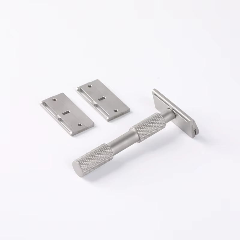 Rasoir de sécurité traditionnel YAQI Aileron GEM Blade 2026 avec 3 plaques pour un rasage lisse et confortable
