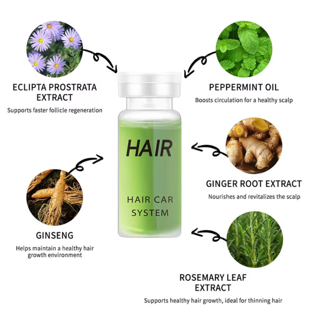 Sérum capillaire doux nourrit le cuir chevelu et soin pour les cheveux adoucissants Soins quotidiens
