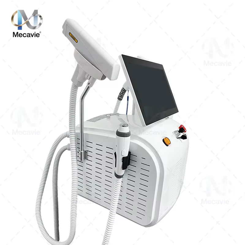 Machine laser portable 4-en-1 4000W : Diode 808nm/RF/IPL/Picoseconde