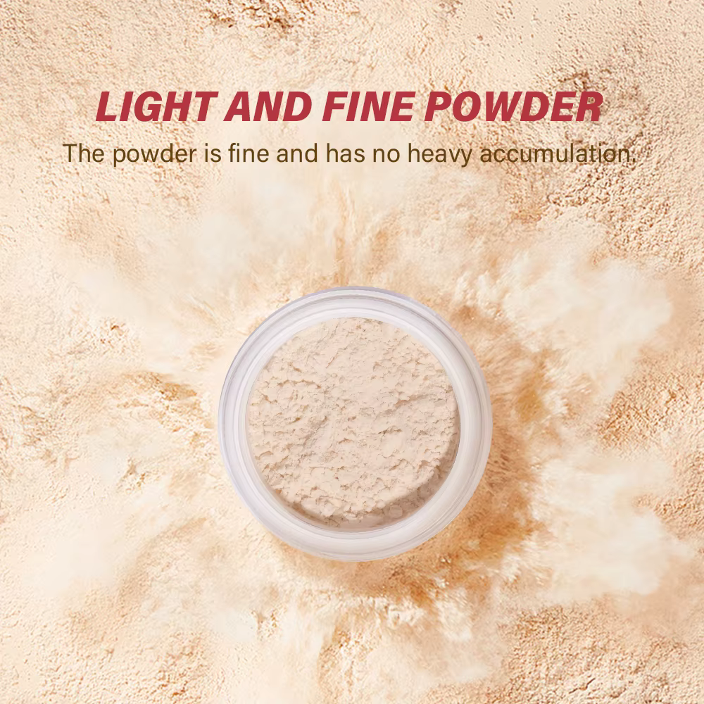ONE/SIZE Poudre de réglage longue durée, finition rose mat, contrôle de l'huile et retrait de la Fixation du maquillage, réglage de la Modification des pores, cosmétiques